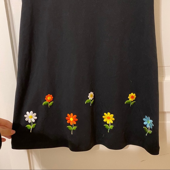 💔SOLD 💔 Vintage 90s Rampage black daisy dress - Picture 2 of 9